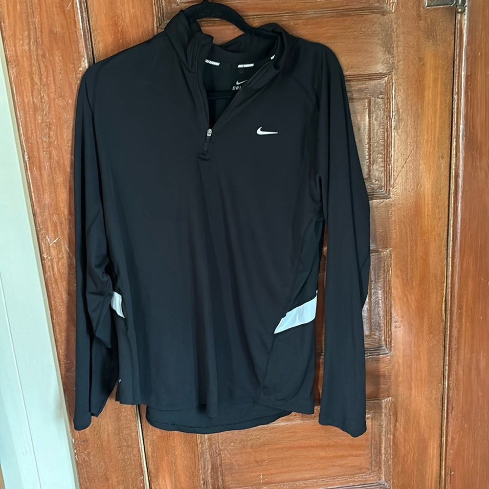 Nike running black quarter zip